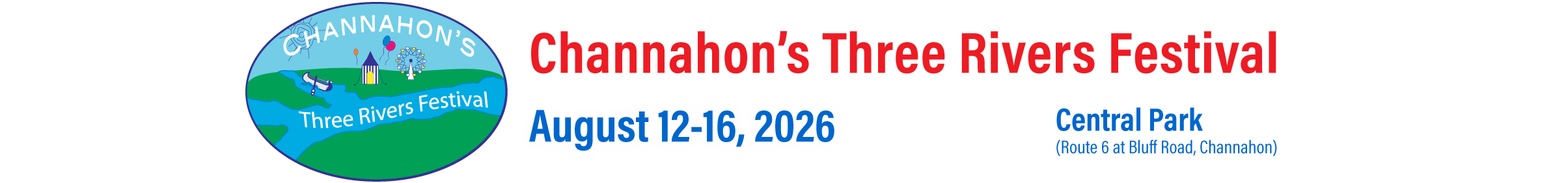 Three Rivers Festival August 12-16, 2026